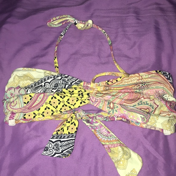 Like NwoT ondadeMar swim suit bikini 2 piece rine stones jems size 6 - Picture 4 of 6